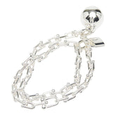 ティファニー ハードウェア スモール ラップ ブレスレット SV925 シルバー レディース TIFFANY&Co. 【中古】